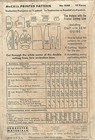 1937 Vintage Sewing Pattern B34 Dress  1480 