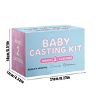 Baby Casting Kit Baby Footprint Mold Milestone Keepsake Footprint Casting Gift