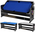 Air Hockey Game Table 3-in-1 7ft Billiards   Table Tennis  Easy Flip Top