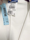 Men s Landau 5 Pocket Lab Coat  3124  Sz  48  Color white  Nwt