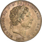 F286  Great Britain  George Iii  Crown 1818  London Mint  Silver