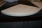 Chateau Marble Corner Shelf For Shower   Bathroom - Stone Caddy - 10  Soap Dish