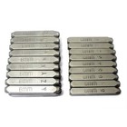 Oudtinx Number And Letter Stamp Set 36-piece Industrial Grade Hardened Steel 1 4