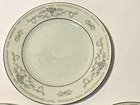 Lot Of 5 Fine China Of Japan Wade Diane Blue Flowers Scrolls 6-3 8  Bread Plates