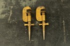 1910s Leedy Knobby Gold Spurs