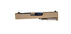 Glock 43 43x Complete Slide W rmsc Cut Fits G43 43x - Fde Ported Slide barrel
