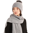 Womens Ladies Thick Hat Scarf And Touchscreen Gloves Set Knitted Winter Gifts