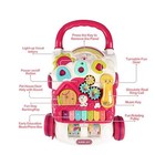 Baby Walker With Happy Enlightenment Interaction Pink