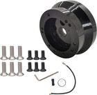 5   6 Hole Steering Wheel Hub Adapter For Pickup Trucks     Black  Replacement