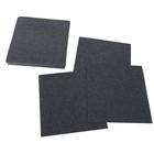 Rug Square Carpet Floor Carpet Adsorption Type Self-adhesive Carpet 20 Pcs Grey