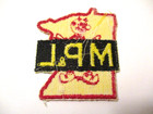 Nos Vintage M P   L Minnesota Power   Light Reddy Kilowatt Unsewn Cloth Patch