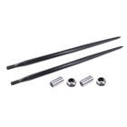 1 2 Pcs 49  Hay Spike Bale Spear 4500lb Capacity Fork For Tractor Black   Red