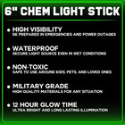 Emergency Glow Sticks - 12 Ultra Bright Individually Wrapped Military Grade Chem