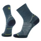 Smartwool Men s Run Zero Cushion Mid Crew Socks X-large Twilight Blue
