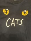Vintage 1980   s-1990   s Cats Musical Broadway Andrew Llyod Webber Eyes 2xl Tshirt