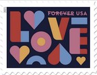2021 Usps Sheet Of 20 First Class Letter Stamps Love 78  