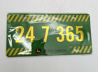 John Deere License Plate - 24   7   365 - Wincraft - Tractor License Plate