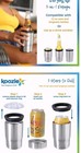 Koozie Triple 12oz  3-in-1 Insulated Can Cooler Bottle Cooler Tumbler