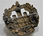 Original British Essex Regiment Officer s Bi-metal Cap Badge - Brooch Fastener