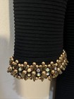 Imperial Designs 10 Division Of Fred Rothschild Hand Detailed Jeweled Maxi Coat