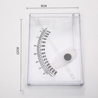 Seawater Hydrometer For For Aquarium Fish Tank Salinity Meter Clear Plastic