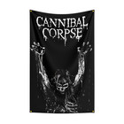 Cannibal Corpse Metal Band Fabric Flag Banner Tapestry Wall Art Hang Decor 3x5ft