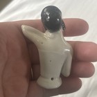 Rare Antique Porcelain Half Doll Pin Cushion Flapper Girl   T p 88 - Germany