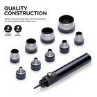 02614a Interchangeable Large Hollow Hole Punch Tool Set  10 Piece  Gasket Maker 