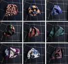 Men s Silk Handkerchief Paisley Dot Pocket Square Suit Handkerchief 30cm 12 