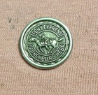 Vintage Pony Express Gothenburg Nebraska Travel Souvenir Lapel Pin Signed Bruce