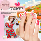 Beetles Gel Nail Polish Kit With U V Light -54 Pcs Gel Nail Kit Four Seasons Glo