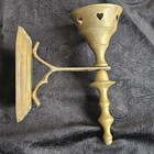 Lot Of 7 Asst Vintage Brass Taper Candlestick Candle Holders 5 5  To 7 5  Tall