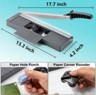 12  Guillotine Paper Cutter accurate Paper Trimmer Cutting With Safety Guard  