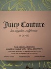 Gold Floral Metallic Sheer Curtains Set Of 2 Grommet Top Panels 84    Length