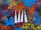 Acrylic Paint Liner Glass Ceramic Craft Decola   St Petersburg 18ml Russia