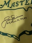 Jack Nicklaus Signed Masters Augusta Undated Pga Golf Flag   Psa dna Coa
