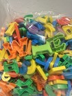 Vntg Magnetic Refrigerator Alphabet Letters Numbers Clean Approx 650 Pcs 4 8 Lbs