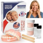 Perma Soft  Denture Reline Kit-soft  Easy Diy Liner-2 Reliners Upper lower-usa
