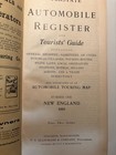 Vintage Interstate Automobile Register And Tourists  Guide Book 1905