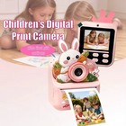 Cartoon Kids Instant Print Camera With Paper Digital Camera Toy For Children