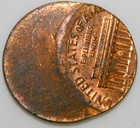 1980 s Lincoln Memorial Cent Struck Off Center Error Coin I871