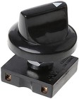 Black Fan Rotary Switch 4 Position 3 Speed Selector Switch Governor With Button