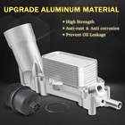 Aluminum Engine Oil Cooler Filter Housing Fits 11-16 Dodge Jeep Chrysler Ram3 6l