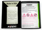 Zippo Highly Polished Chrome Classic Lucky Ace Card Lighter Windproof Refillable