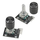 8pcs Ky-040 360 Degree Rotary Encoder Module With Knob Cap For Arduino Micro