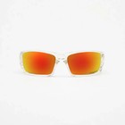 Oakley Gascan Oo9014 Clear Frame Prizm Ruby Sunglasses New W  Box