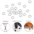 100 Pcs 12mm Small Key Rings Bulk Split Keychain Rings Diy Craft Metal