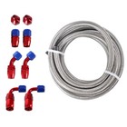 15 Gallon Black Aluminum Fuel Cell Gas Tank cap level Sender steel Fuel Line Kit