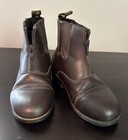 Saxon Children  s Kid   s Size 1 Zip Brown Paddock Boots Horse Riding Apparrel