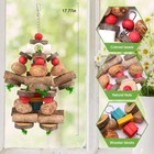 Large Parrot Toys For Macaw Toys Large Bird Toys Cockatoo Toys Natural Wooden